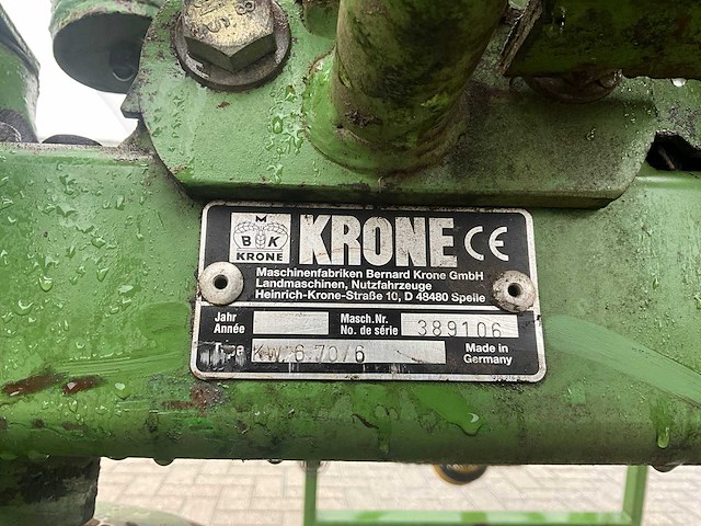 Krone kw.6.70/y hooischudder - afbeelding 3 van  11