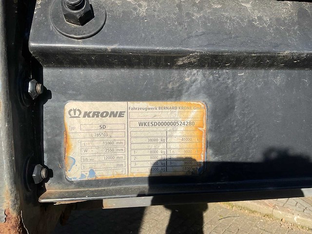 Krone sd oplegger - afbeelding 2 van  8