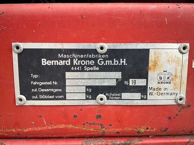 Krone turbo-3200 opraapwagen - afbeelding 7 van  18