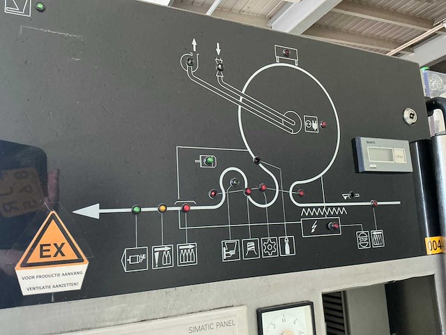 Krones/stork/zalkin/kosme flessen spoel/vul/etiketteerlijn (7000 fles/uur)met onderdelen - afbeelding 63 van  99