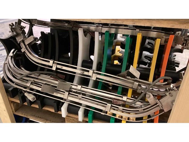 Krones/stork/zalkin/kosme flessen spoel/vul/etiketteerlijn (7000 fles/uur)met onderdelen - afbeelding 8 van  99