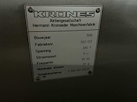 Krones/stork/zalkin/kosme flessen spoel/vul/etiketteerlijn (7000 fles/uur)met onderdelen - afbeelding 91 van  99