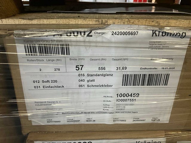 Kröning rol kantfolie (120x) - afbeelding 2 van  11