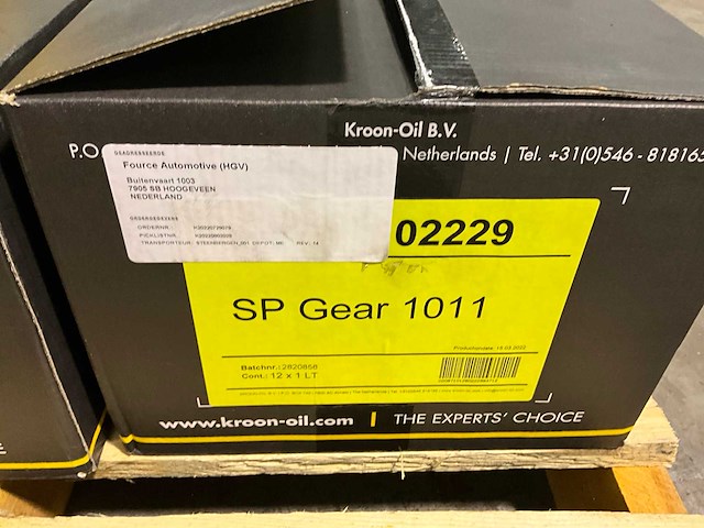 Kroon olie sp gear 1011 versnellingsbakolie (27x) - afbeelding 3 van  3
