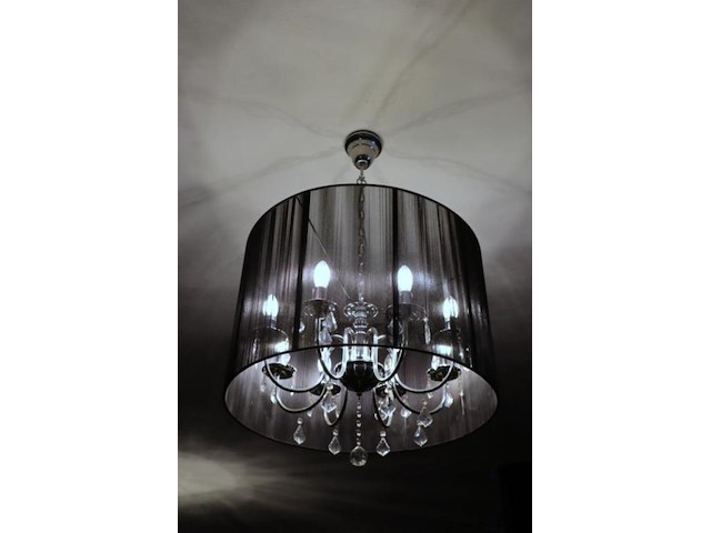 Kroonluchter met lampenkap - ø 64.5cm x 42cm (h) - afbeelding 1 van  4