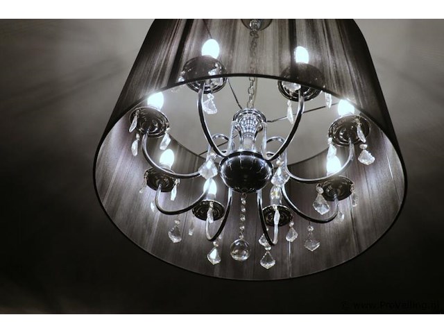 Kroonluchter met lampenkap - ø 64.5cm x 42cm (h) - afbeelding 2 van  4