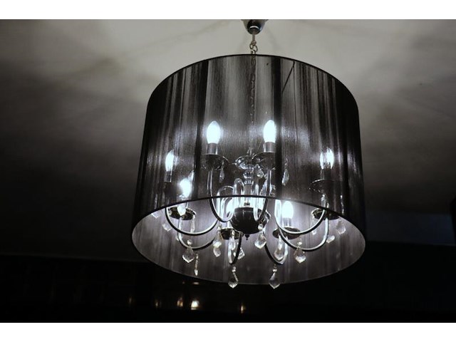 Kroonluchter met lampenkap - ø 64.5cm x 42cm (h) - afbeelding 2 van  4