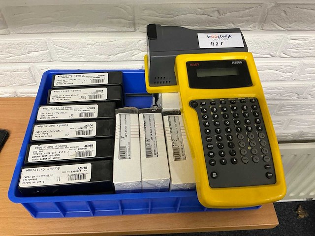 Kroy k2500 labelprinter voor krimpkousen - afbeelding 2 van  5