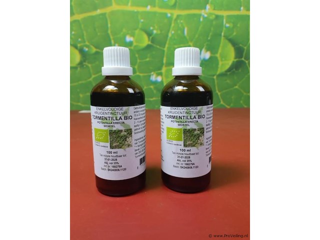 Kruidenextract, diverse soorten o.a. passiebloem bio, tormentilla bio & paardekastantje - afbeelding 16 van  25