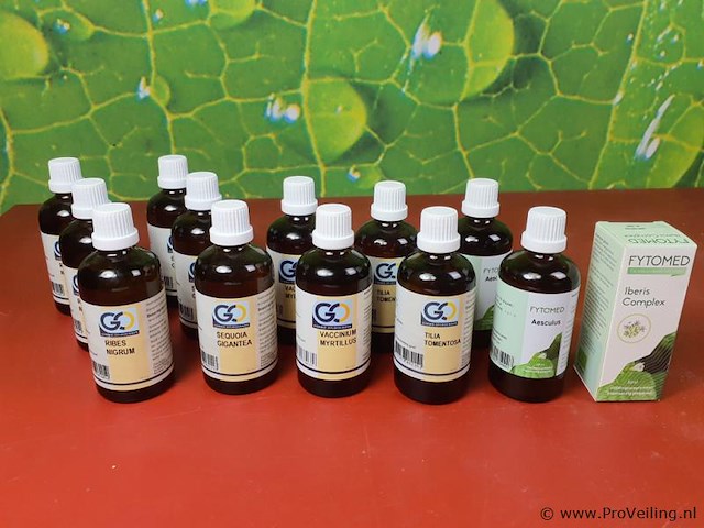 Kruidenextract, diverse soorten o.a. ribes nigrum, sequoia gigantea & caccinium myrtillus - afbeelding 1 van  21