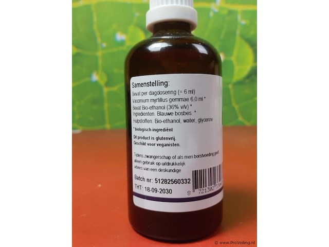 Kruidenextract, diverse soorten o.a. ribes nigrum, sequoia gigantea & caccinium myrtillus - afbeelding 21 van  21