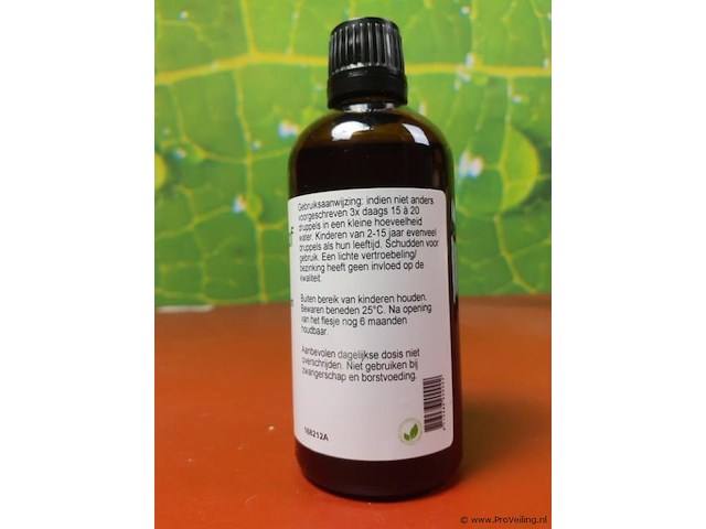 Kruidenextract, diverse soorten o.a. tiliae flor/lindebloesem bio, meidoorn & lepidium sativum rad/maca - afbeelding 3 van  22