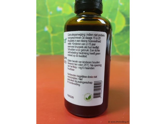 Kruidenextract, diverse soorten o.a. tiliae flor/lindebloesem bio, meidoorn & lepidium sativum rad/maca - afbeelding 16 van  22