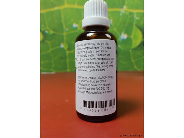 Kruidenextract, diverse soorten o.a. tiliae flor/lindebloesem bio, meidoorn & lepidium sativum rad/maca - afbeelding 21 van  22