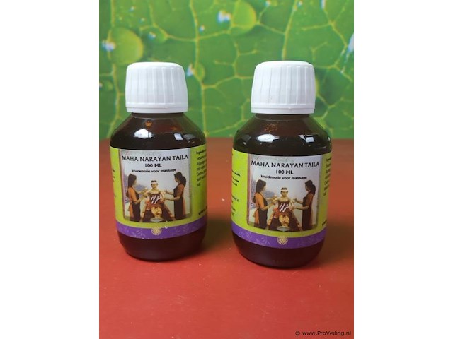 Kruidenoliefles voor massage - 4 flesjes - afbeelding 7 van  11