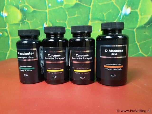 Kruidenpreparaat, diverse soorten o.a. curcuma & brandnetel - afbeelding 1 van  13