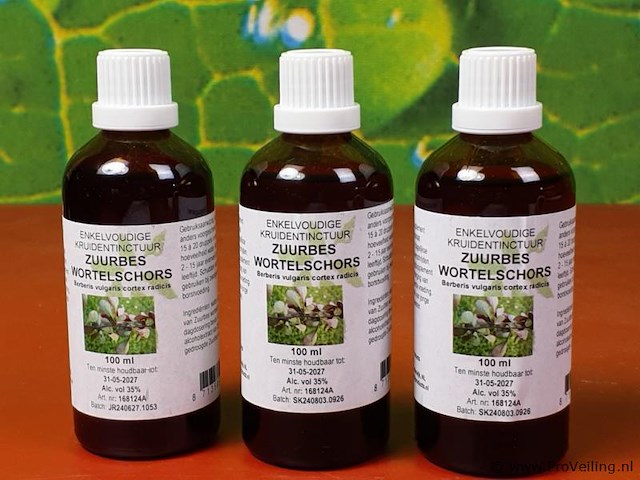 Kruidentinctuur wortelschors - 3 flesjes á 100ml - afbeelding 1 van  3
