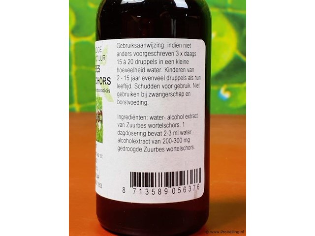 Kruidentinctuur wortelschors - 3 flesjes á 100ml - afbeelding 2 van  3