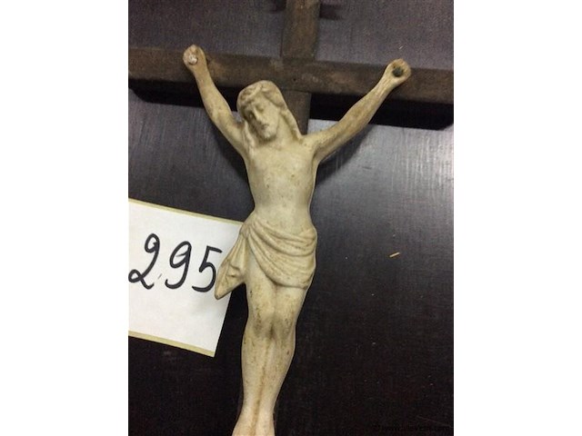 Kruisbeeld bisquit - afbeelding 2 van  2