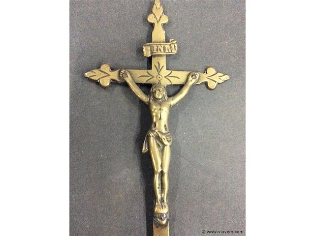 Kruisbeeld koper - afbeelding 2 van  2