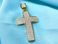 Kruishanger briljanten hoge kwaliteit - afbeelding 1 van  8