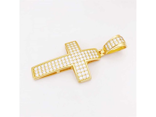 Kruishanger briljanten hoge kwaliteit - afbeelding 5 van  8