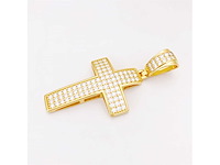 Kruishanger briljanten hoge kwaliteit - afbeelding 5 van  8