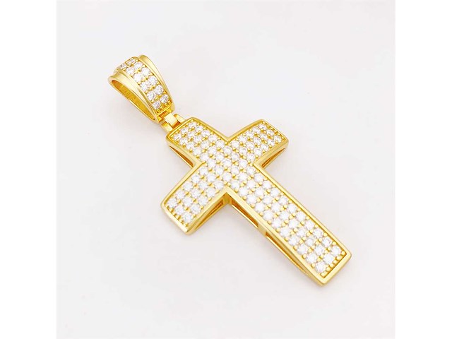 Kruishanger briljanten hoge kwaliteit - afbeelding 6 van  8