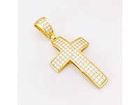 Kruishanger briljanten hoge kwaliteit - afbeelding 6 van  8