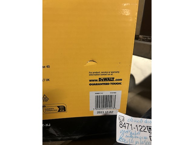 Kruislijnlaser in koffer, 1x statief, 1x accu, 1x lader dewalt, dce089d1g - afbeelding 5 van  7