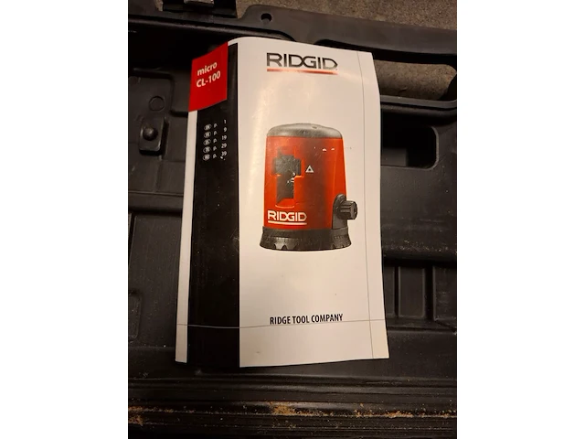 Kruislijnlaser ridgid, cl-100 - afbeelding 2 van  4