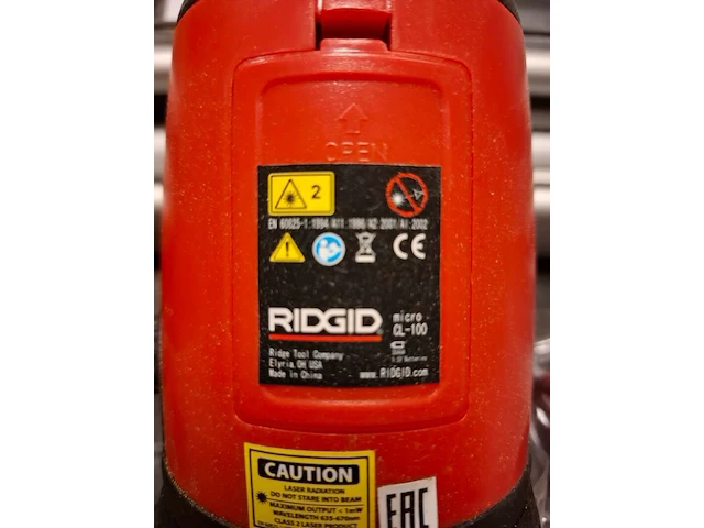 Kruislijnlaser ridgid, cl-100 - afbeelding 4 van  4
