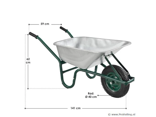 Kruiwagen 100 l - afbeelding 5 van  11
