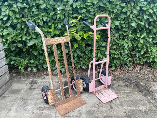 Kruiwagen en 2 steekwagens - afbeelding 2 van  3