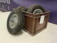 Kruiwagenwiel (6x) - afbeelding 1 van  3