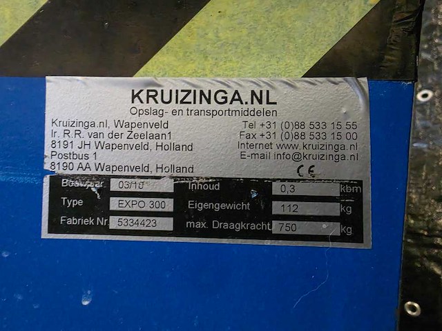 Kruizinga - 2018 - expo 300 - overige magazijninventaris - afbeelding 6 van  6