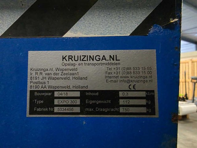 Kruizinga - 2018 - expo 300 - overige magazijninventaris - afbeelding 6 van  6