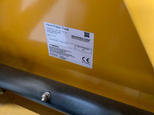 Kruizinga - 2500kg - hand hydraulische palletwagen - afbeelding 5 van  5