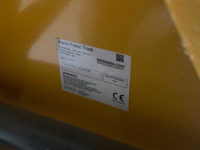 Kruizinga - 2500kg - hand hydraulische palletwagen - afbeelding 6 van  6