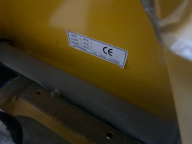 Kruizinga - 2500kg - hand hydraulische palletwagen - afbeelding 5 van  5
