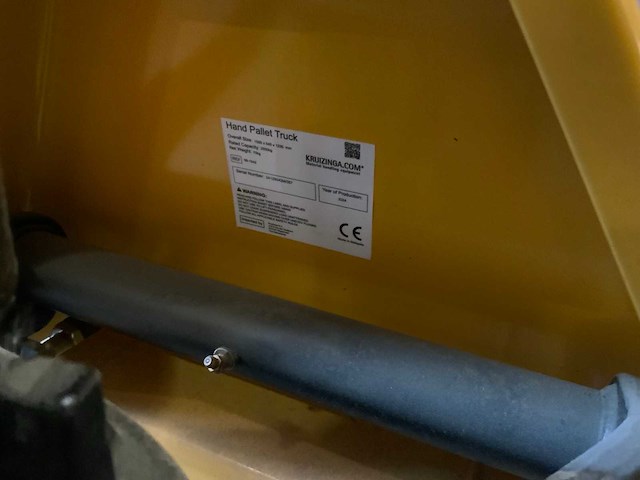 Kruizinga - 2500kg - hand hydraulische palletwagen - afbeelding 7 van  7