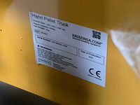 Kruizinga - 2500kg - hand hydraulische palletwagen - afbeelding 5 van  6