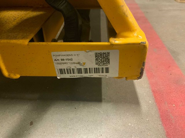 Kruizinga - 2500kg - hand hydraulische palletwagen - afbeelding 5 van  7