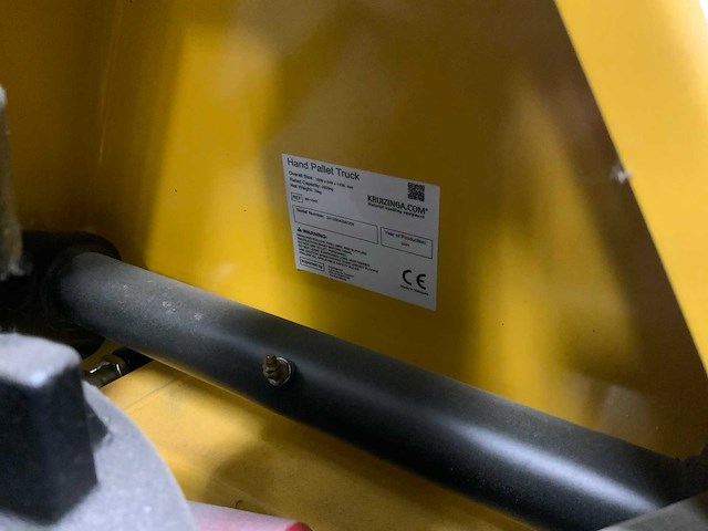 Kruizinga - 2500kg - hand hydraulische palletwagen - afbeelding 6 van  6