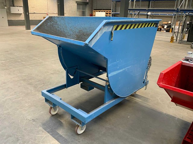 Kruizinga bkm 100 verrijdbare kantelbare afvalbak - afbeelding 1 van  6