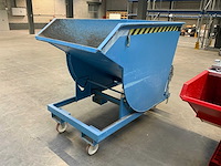 Kruizinga bkm 100 verrijdbare kantelbare afvalbak - afbeelding 1 van  6