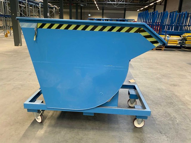 Kruizinga bkm 100 verrijdbare kantelbare afvalbak - afbeelding 3 van  6