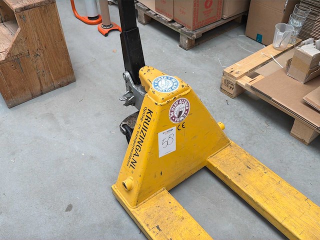 Kruizinga hand hydraulische palletwagen - afbeelding 3 van  5