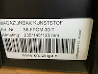 Kruizinga kunststof magazijnbak (60x) 23,5x14,5x12,5cm - afbeelding 5 van  5