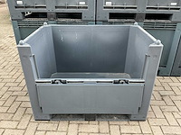 Kruizinga kunststof palletbox met klep (6x) - afbeelding 2 van  8